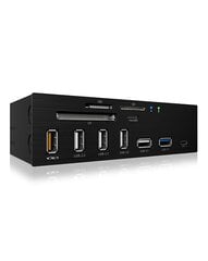 Raidsonic IB-867a 5.25" 4-port sisemine kaardilugeja цена и информация | Аксессуары для корпусов | hansapost.ee