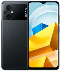 Poco M5 4/64GB Black MZB0C9MEU цена и информация | Мобильные телефоны | hansapost.ee