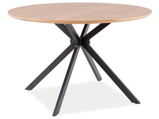 Стол Signal Meble Aster 120 см, коричневый цена и информация | Кухонные и обеденные столы | hansapost.ee