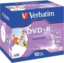 DVD диски Verbatim 43508 цена и информация | Виниловые пластинки, CD, DVD | hansapost.ee