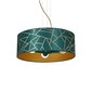 Ripplamp ZIGGY PINK Gold / Bottle Green price and information | Rippvalgustid | hansapost.ee