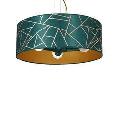 Ripplamp ZIGGY PINK Gold / Bottle Green price and information | Pendant lights | hansapost.ee