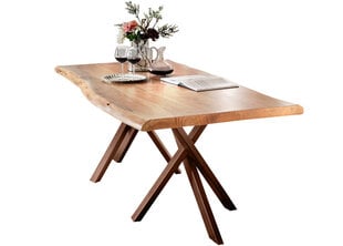 Oбеденный стол Tisch 180x100 см, антично-коричневый цена и информация | Кухонные и обеденные столы | hansapost.ee
