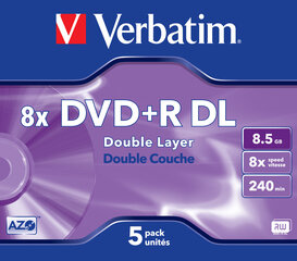 DVD-диски Verbatim 43541 цена и информация | Виниловые пластинки, CD, DVD | hansapost.ee