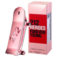 Naiste parfüüm Carolina Herrera 212 Heroes for Her EDP (80 ml) hind ja info | Parfüümid naistele | hansapost.ee