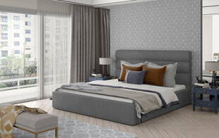 Кровать NORE Caramel 10, 140x200 см, светло-серая цена и информация | Кровати | hansapost.ee