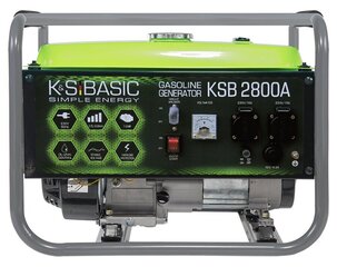 Bensiini elektrigeneraator Konner&Sohnen KSB 2800A hind ja info | Elektrigeneraatorid | hansapost.ee