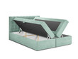 Voodi Mazzini Beds Jade 200x200 cm, heleroheline цена и информация | Voodid | hansapost.ee
