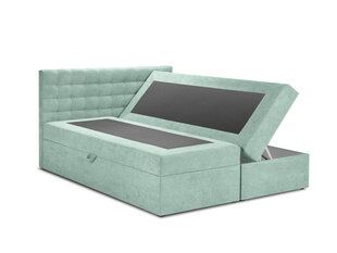 Кровать Mazzini Beds Jade 200x200 см, светло-зеленая цена и информация | Кровати | hansapost.ee