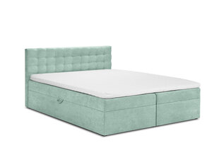 Кровать Mazzini Beds Jade 200x200 см, светло-зеленая цена и информация | Кровати | hansapost.ee