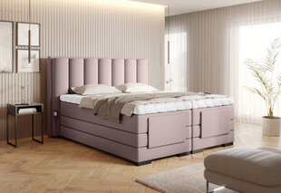 Кровать NORE Gojo 101, 180x200 см, розовая цена и информация | Кровати | hansapost.ee