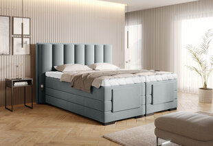 Кровать NORE Veros, 180x200 см, серая цена и информация | Кровати | hansapost.ee