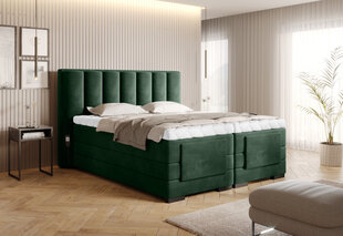 Кровать NORE Lukso 35, 180x200 см, зеленая цена и информация | Кровати | hansapost.ee