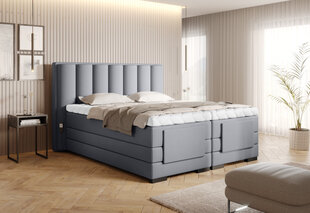 Кровать NORE Veros, 180x200 см, серая цена и информация | Кровати | hansapost.ee