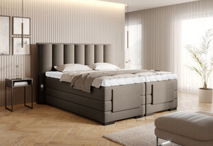 Кровать NORE Veros, 160x200 см, коричневая цена и информация | Кровати | hansapost.ee