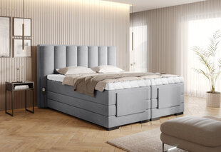 Кровать NORE Sola 06, 140x200 см, серая цена и информация | Кровати | hansapost.ee