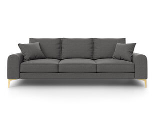 Kolmekohaline diivan Mazzini Sofas Madara 237 cm, tumehall hind ja info | Diivanvoodid ja diivanid | hansapost.ee