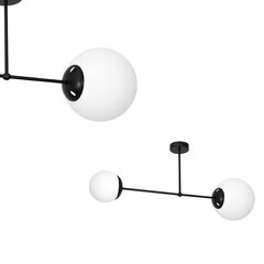 Потолочный светильник LIMA BLACK 2xE14 цена и информация | Потолочные светильники | hansapost.ee