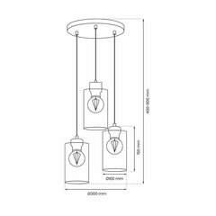 Milagro подвесной светильник Madera цена и информация | Люстры | hansapost.ee