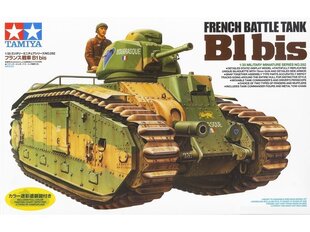 Сборная пластиковая модель Tamiya, Franch Battle Tank B1 bis, 1/35, 35282 цена и информация | Tamiya Детям от 3 лет | hansapost.ee