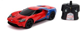 Raadio teel juhitav mudelauto Marvel RC Spiderman 2017 Ford GT 1:16 цена и информация | Игрушки для мальчиков | hansapost.ee