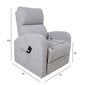 Tugitool Barny, elektriline lift recliner, helehall hind ja info | Tugitoolid | hansapost.ee