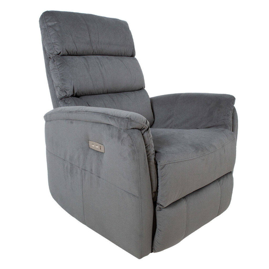 Tugitool Barclay 79x86xH105cm, elektriline recliner, hall цена и информация | Tugitoolid | hansapost.ee