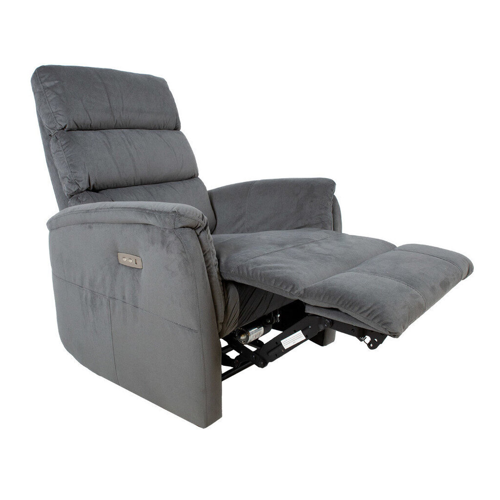 Tugitool Barclay 79x86xH105cm, elektriline recliner, hall цена и информация | Tugitoolid | hansapost.ee