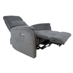 Кресло Barclay, 79x86xH105 см, с электрическим механизмом, серое цена и информация | Кресла для отдыха | hansapost.ee