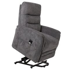 Tugitool Barclay 79x86xH105cm, elektriline lift recliner, hall цена и информация | Кресла для отдыха | hansapost.ee