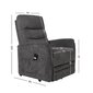 Tugitool Barclay 79x86xH105cm, elektriline lift recliner, hall hind ja info | Tugitoolid | hansapost.ee