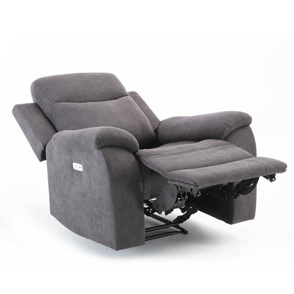 Tugitool Milo 97x69xH103cm, elektriline recliner, hall hind ja info | Tugitoolid | hansapost.ee