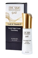 Ночной питательный крем для лица с золотом и витамином E Dr. Sea Gold, 50 мл цена и информация | Dr. Sea Духи, косметика | hansapost.ee