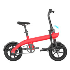Электрический велосипед HX H2 MAX 14" 250W, красный цена и информация | Электровелосипеды | hansapost.ee