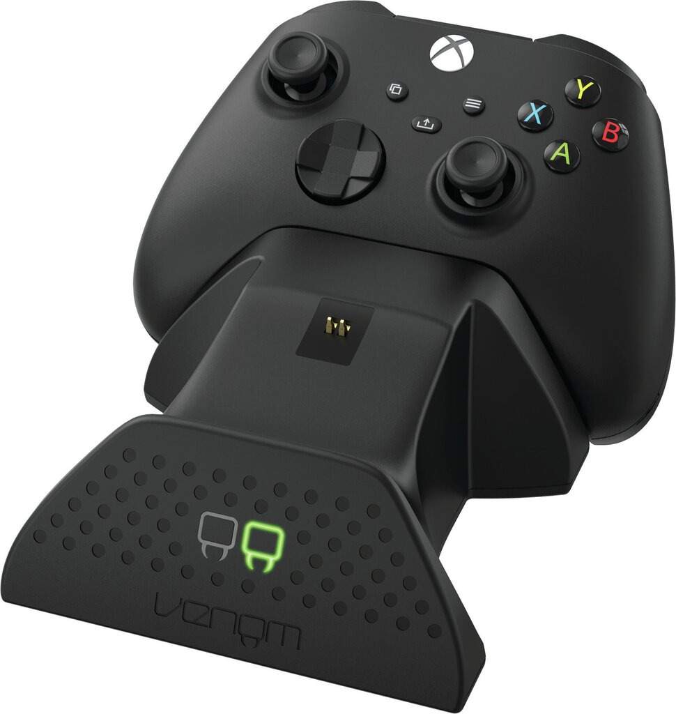 Laadija XBOX ONE XBOX SERIES kahele kontrollerile must hind ja info | Mängupuldid | hansapost.ee