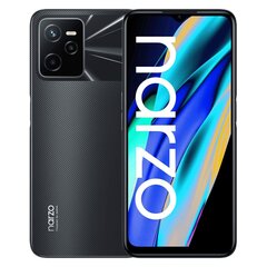 Realme Narzo 50A Prime, 64 GB, Dual SIM, Flash Black цена и информация | Мобильные телефоны | hansapost.ee