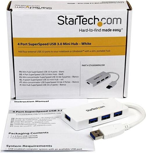 USB-jaotur startech цена и информация | USB adapterid ja jagajad | hansapost.ee