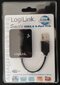 LogiLink HUB USB 2.0 4-pordiga "Smile" – must UA0139 hind ja info | USB adapterid ja jagajad | hansapost.ee