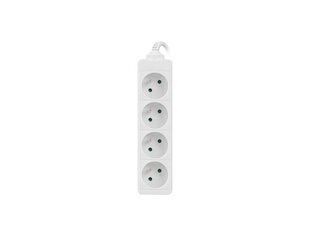 Lanberg Удлинитель 1,5м, белый, 4 розетки, медный кабель цена и информация | Удлинители | hansapost.ee