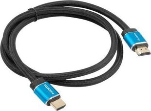 Lanberg CA-HDMI-P20CU-0010-BK, 1 м цена и информация | Кабели и провода | hansapost.ee