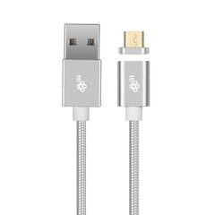 TB Magnetkaabel Micro USB hõbedane 1 m hind ja info | TB Kodumasinad | hansapost.ee