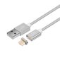 TB Magnetkaabel Micro USB hõbedane 1 m цена и информация | Juhtmed ja kaablid | hansapost.ee