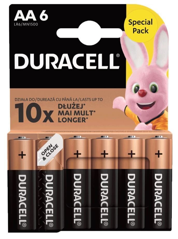 DURACELL Basic AA / LR6 blister 6tk цена и информация | Patareid | hansapost.ee