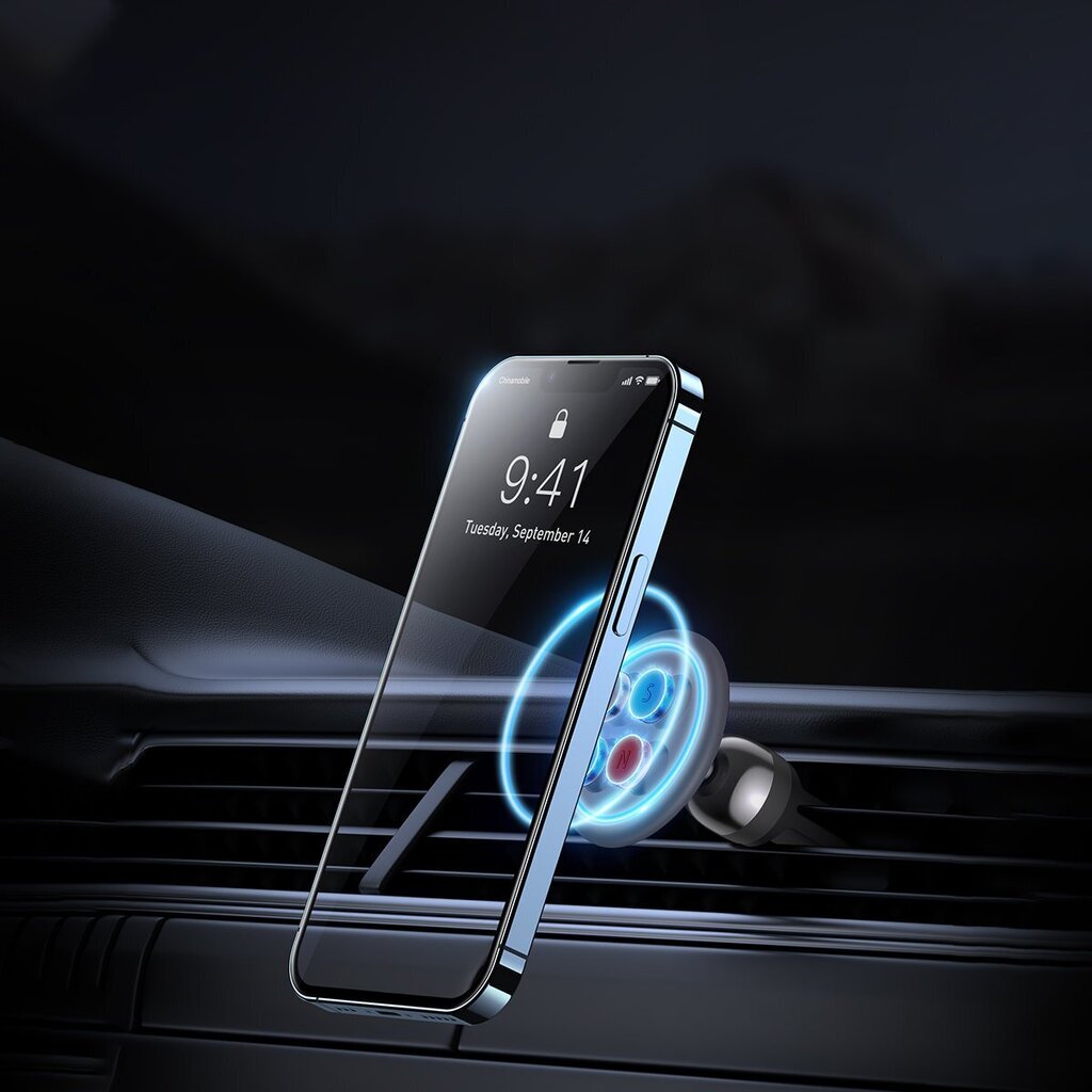 Baseus C01 Magnetic Phone Holder(Air Outlet Version) Black цена и информация | Telefonihoidjad | hansapost.ee