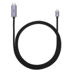 Baseus High Definition Series adapter cable USB Type C - HDMI 2.0 4K 60Hz 1 м black (WKGQ010001) цена и информация | Кабели для телефонов | hansapost.ee