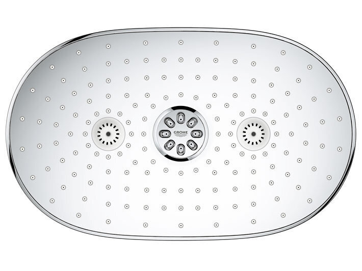 Dušisüsteem Grohe SmartControl 360 DUO termostaatilise segisti ja TrioMassage'i pihustusfunktsiooniga, 26250000 цена и информация | Dušikomplektid ja süsteemid | hansapost.ee