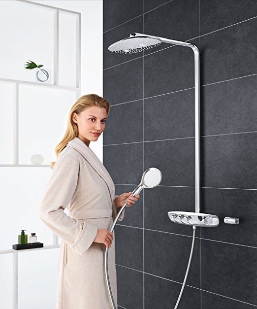 Dušisüsteem Grohe SmartControl 360 DUO termostaatilise segisti ja TrioMassage'i pihustusfunktsiooniga, 26250000 hind ja info | Dušikomplektid ja süsteemid | hansapost.ee