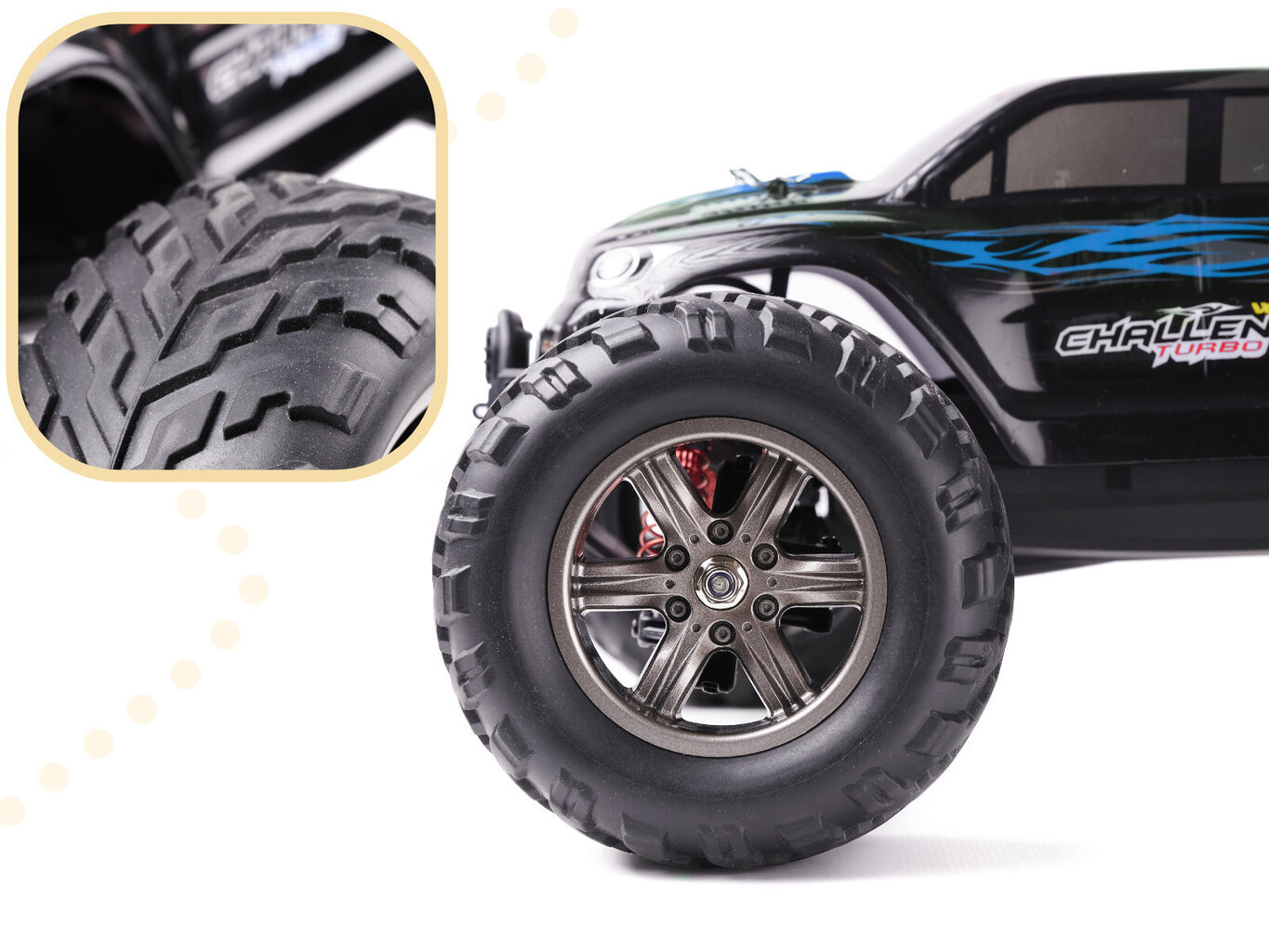 Mänguauto RC Car Monster Truck 1:12 2,4 GHZ X9115 Blue täiendatud versioon hind ja info | Mänguasjad poistele | hansapost.ee