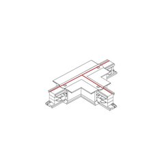 Т-образный разъем Nowodvorski CTLS 1 BLK (TL1) 8248 цена и информация | Монтируемые светильники, светодиодные панели | hansapost.ee