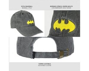 DC Batman With Yellow Logo nokamüts 9257 hind ja info | Mütsid, sallid ja kindad meestele | hansapost.ee